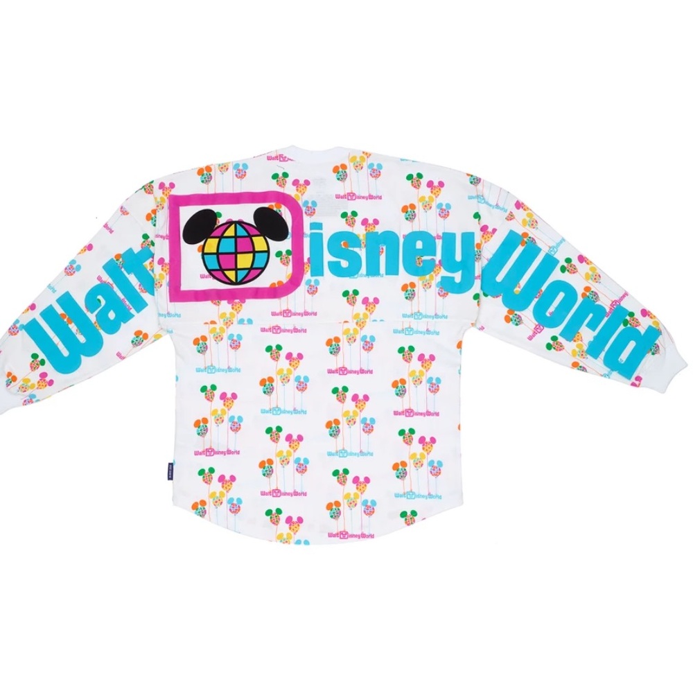 Walt Disney World Vault Collection Spirit Jersey Balloons Mickey Small Medium